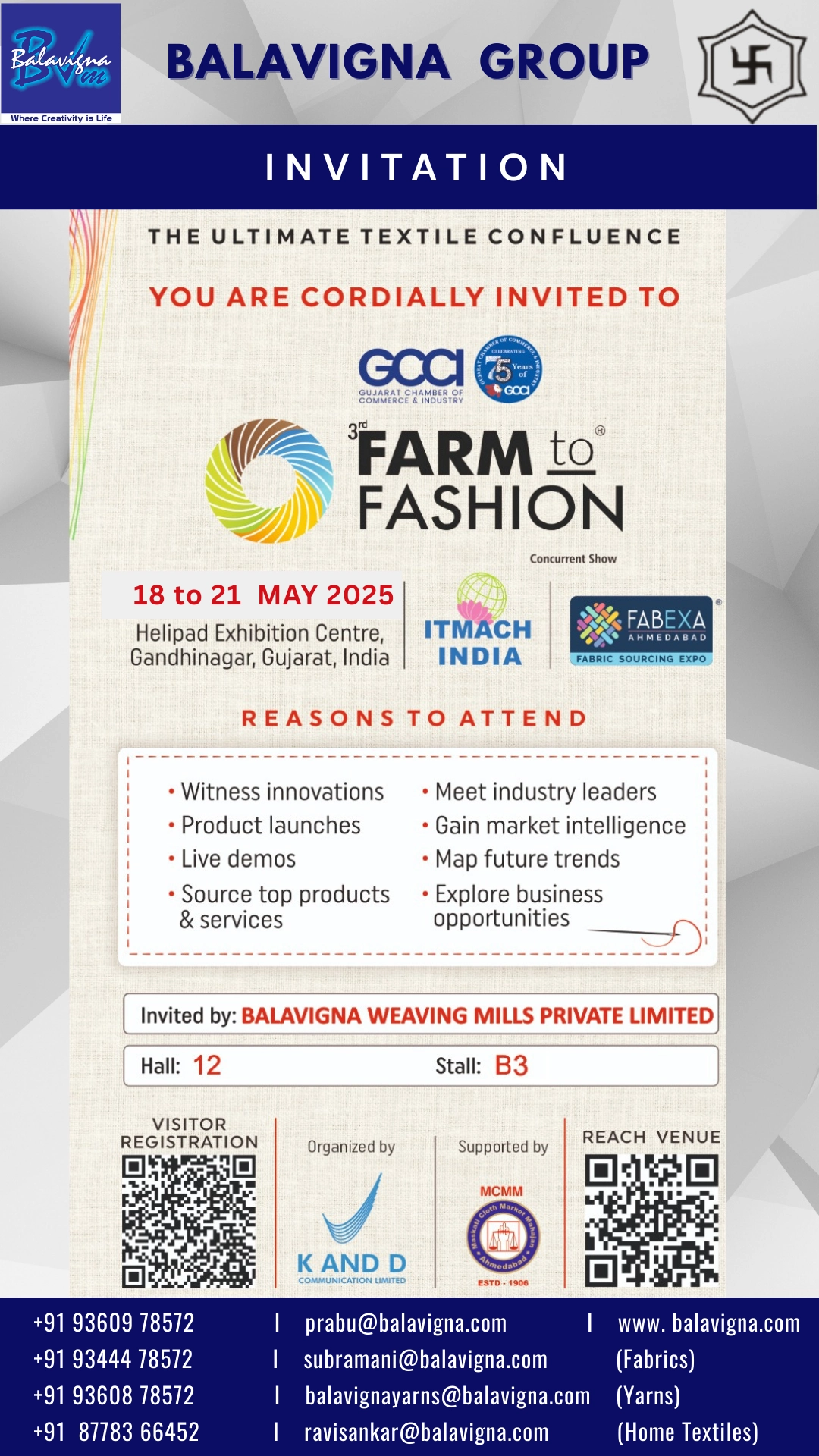 Farm to Fashion Exhibition