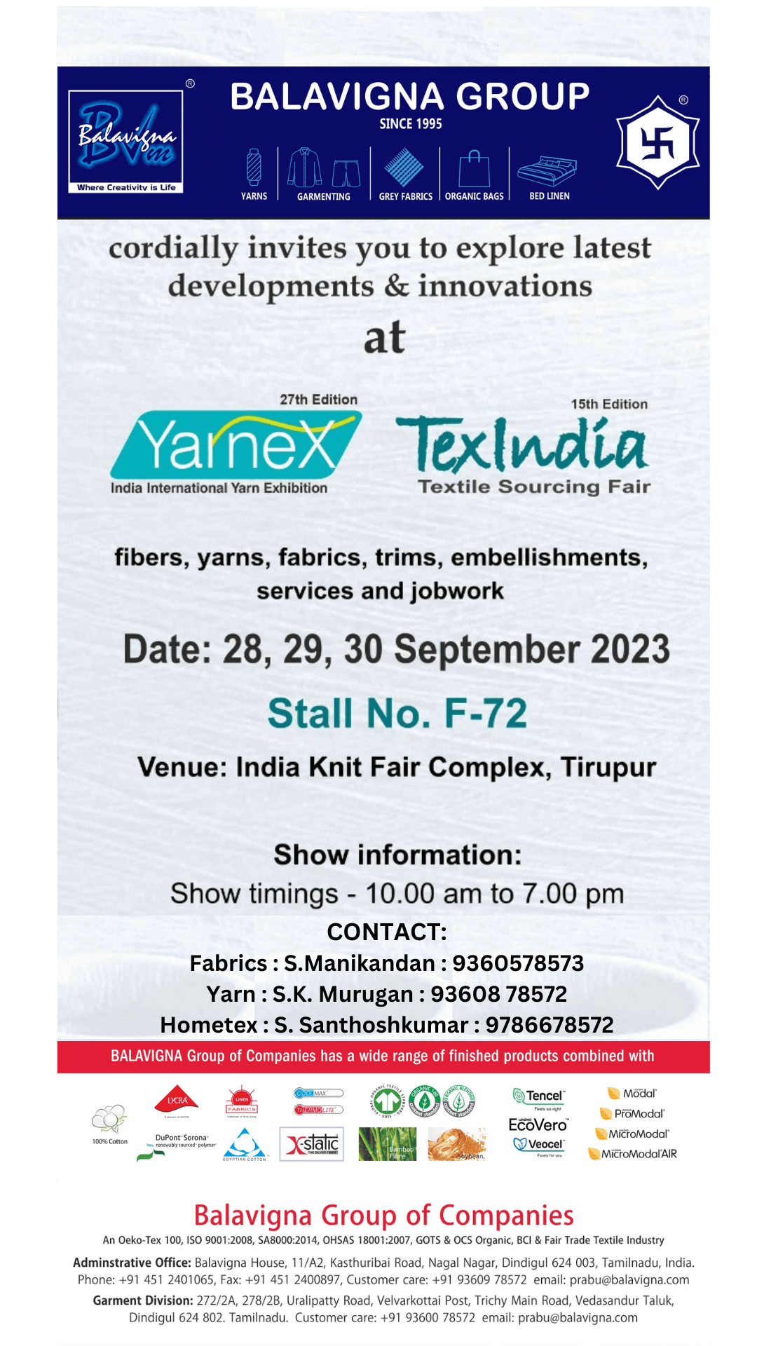 Yarnex - Texindia